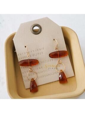 Anthropologie Wind Chime Drop Earrings